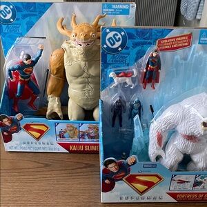 DC Superman and Kaiju Slime & Fortress of Solitude